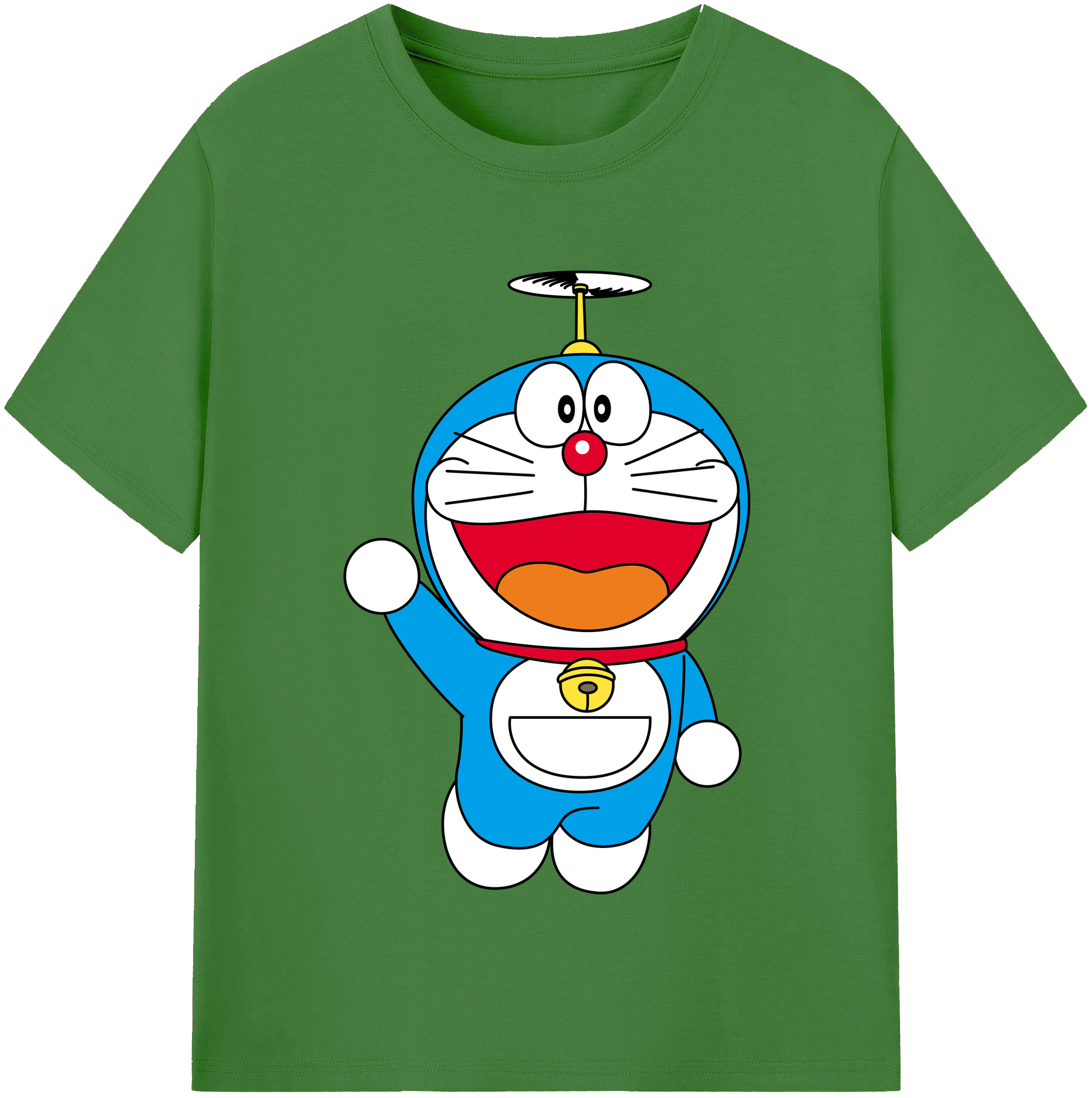 （画像用） ドラえもん Doraemon レディースカジュアルプリントTシャツ（綿100％）